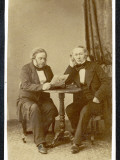 Richard Cobden English Politician and Economist, with His Friend and Ally John Bright Reprodukcja zdjęcia