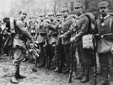 Mobilisation of the German 4th Infantry Grand Regiment in Berlin, Germany During World War I Photographic Print by Robert Hunt