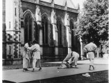 Judo Is Practised in the 'Quad' at Oxford Photographic Print by Henry Grant