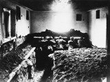 German Soldiers in an Indoor Trench During World War I on the Western Front in France Photographic Print by Robert Hunt
