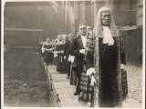 Procession of Judges at Westminster Abbey, a Custom before the Opening of the Law Courts Photographic Print