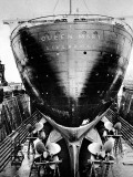 R.M.S. 'Queen Mary' in Dry Dock, Southampton, April 1936 Photographic Print R.M.S. 'Queen Mary' in Dry Dock, Southampton, April 1936 Photographic Print