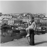 Girl Eating an Ice Cream Photographic Print by Henry Grant