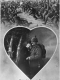 German Memory Card for Couple Depicting Victorious German Troops Routing their Enemy Photographic Print by Robert Hunt
