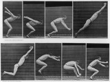 Eight Shots of a Man Jumping Photographic Print