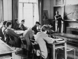 A Geography Lesson at Marlborough School Photographic Print by Henry Grant