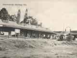 Marrickville Railway Station, New South Wales, Australia in the 1900s Lámina fotográfica