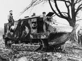 French Schneider Tank at Marly-Le-Roi During World War I Photographic Print by Robert Hunt
