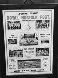 Royal Norfolk Regiment Recruiting Poster at a Recruitment Centre During World War Ii Photographie par Robert Hunt