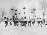 Ladies Ball Practice Photographic Print