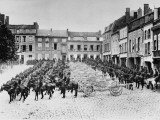 French Artillery with 75Mm Mortars Drawn Up in a Line During World War I Photographic Print by Robert Hunt