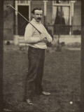 David Lloyd George British Politician Relaxes in Golfing Pose Photographic Print