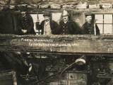 Firemen at Chipping Norton Workhouse, Oxfordshire Photographic Print by Peter Higginbotham