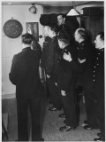 Metropolitan Police Officers Relaxing Playing a Game of Darts Photographic Print