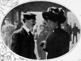 A Steward and Stewardess, Surviving Crew of the Titanic Photographic Print