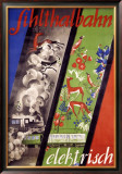 Sihlthalbahn Elektrisch Framed Giclee Print by Morach 