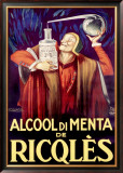 Alcool di Menta de Ricqles Framed Giclee Print by Achille Luciano Mauzan