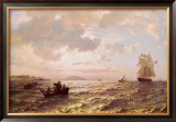 Fresh Breeze Poster by Hans F. Gude