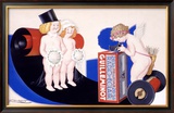 Guilleminot Radio Eclair Framed Giclee Print by Achille Luciano Mauzan
