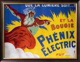 Phenix Electric Framed Giclee Print by E. Gallice