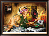 DJ Frank Print by Adam Perez