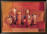 Mystic Pottery in Red Prints by Jos Vasterd