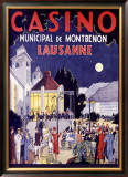Casino Lausanne Framed Giclee Print by Jacomo 
