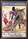 Bruxelles Theatre Royal Impressão giclée emoldurada por A. Ost Bruxelles Theatre Royal Impressão giclée emoldurada por A. Ost