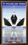 French Line Framed Giclee Print by K. Stewart
