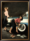 Pin-Up Girl: Rock a Billy Framed Giclee Print by Richie Fahey