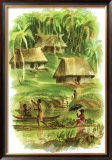 Fiji Framed Giclee Print by Louis Macouillard