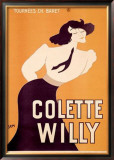Colette Willy Framed Giclee Print by Sem 