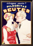 Reuter Framed Giclee Print by Achille Luciano Mauzan
