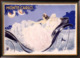 Monte Carlo Framed Giclee Print by Louis Icart