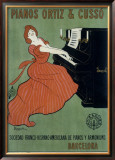 Pianos Ortiz & Cusso Framed Giclee Print by Leonetto Cappiello