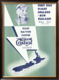 Jean Batten Solo Flight New Zealand Framed Giclee Print