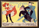 Frou Frou Framed Giclee Print by Marcel Vertes