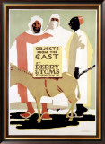 Derry and Tom's Objects from East Framed Giclee Print by Edward McKnight Kauffer