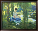 Lakeside Reverie Posters by Firmin Baes