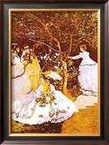 Femmes Dans un Jardin Posters by Claude Monet