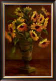 Mediterranean Sunflowers I Poster by Tricia May