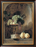 Grapes, Peaches And Quinches In A Niche, 1883 Prints by Frans Snyders