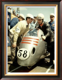 Italian Mv Agusta Gp Motorcycle Poster Framed Giclee Print by Giovanni Perrone