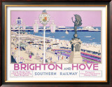 Brighton and Hoveii Framed Giclee Print by Kenneth Shoesmith