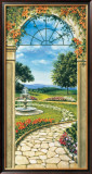 Giardino Con Fontana Prints by Giovanbattista Mannarini
