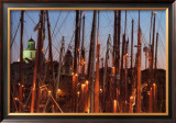 Harbour at Night Poster by Carlo Borlenghi