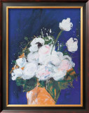 Weisse Rosen Prints by Johannes Bender