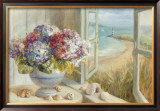 Coastal Hydrangea Print by Danhui Nai