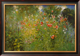 Garden Is A Sea Of Flowers Prints by Ross Sterling Turner