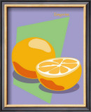 Tangerine Framed Giclee Print by ATOM 